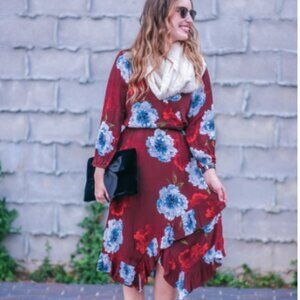 Plenty Tracy Reese Alea Floral Midi Dress